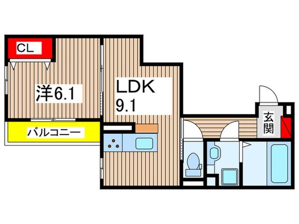 ソーリス・ルクスの物件間取画像